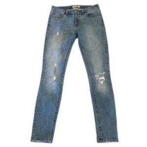 Levi's 711 Distressed Skinny Casual Everyday Boho Jeans 29